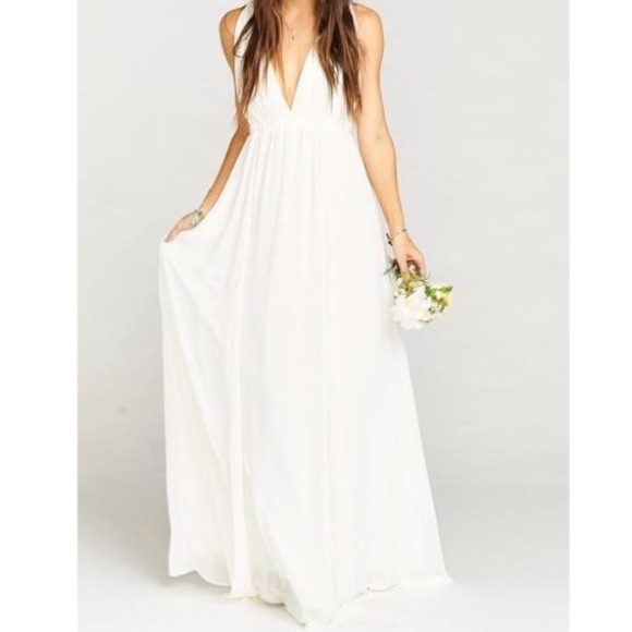 Show Me Your Mumu Ava Plunge Maxi Dress - Picture 1 of 5